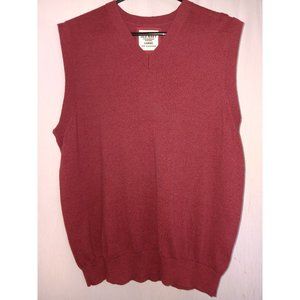 Old Navy Men's Large Burgundy Sweater Vest NWOT